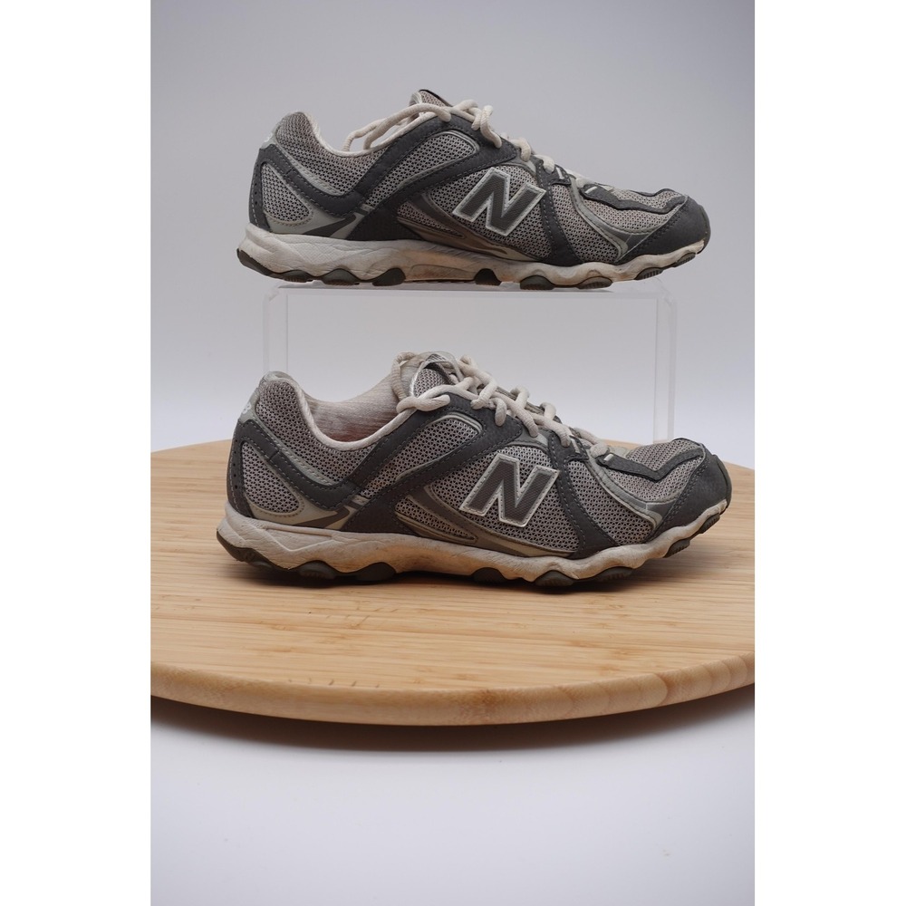 New Balance Shoes Mens Size 8 41.5 Gray Mesh Trail Running Sneakers Comfort